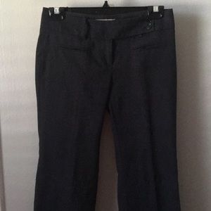 Black plaid dress pants